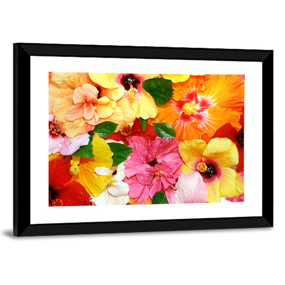 Vibrant Hibiscus Close-up Wall Art