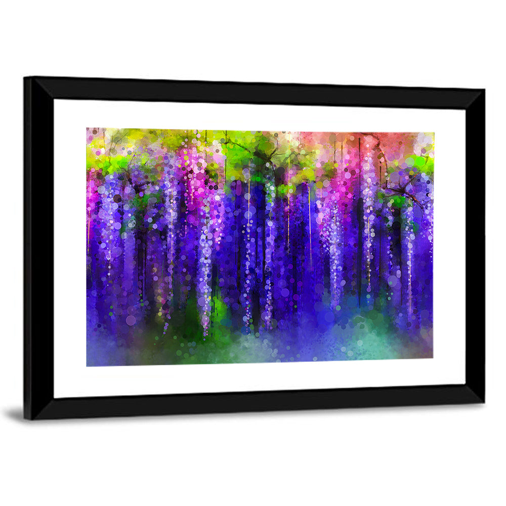 Dreamy Wisteria Vines Wall Art