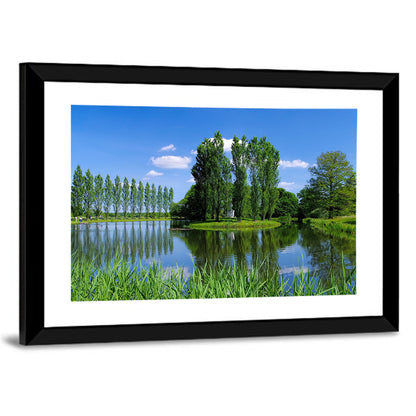 Woerlitz Rousseau Island Reflection Wall Art