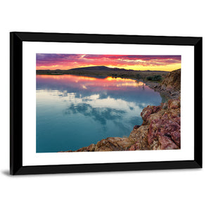 Lake Balkhash Sunset Wall Art