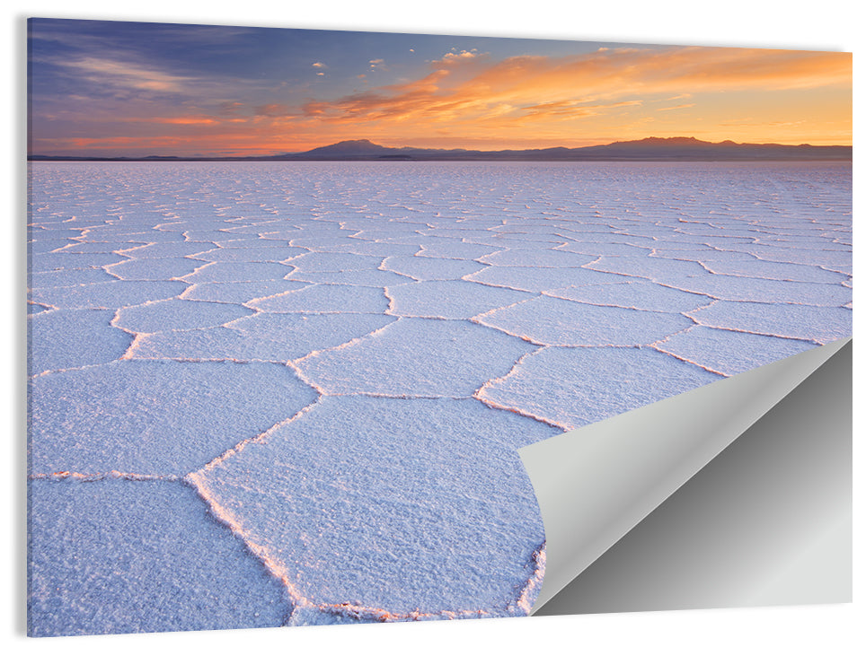 Salar De Uyuni Sunrise Wall Art