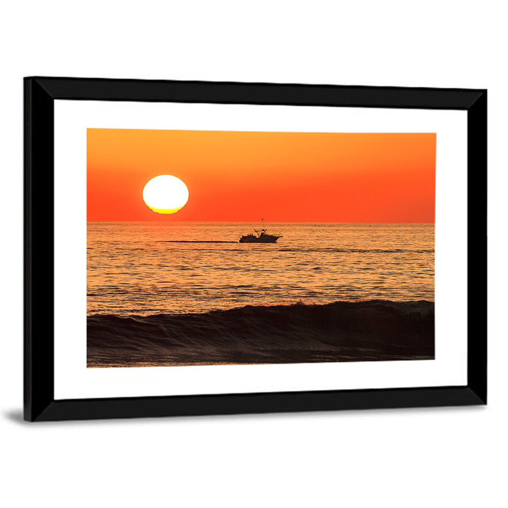 Oceanside Beach California Sunset Wall Art
