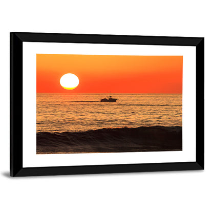 Oceanside Beach California Sunset Wall Art