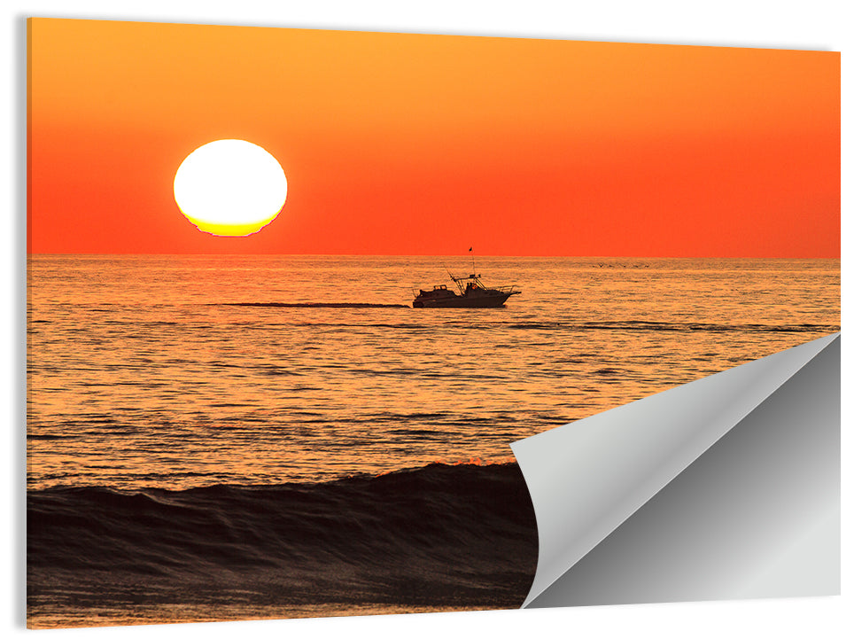 Oceanside Beach California Sunset Wall Art