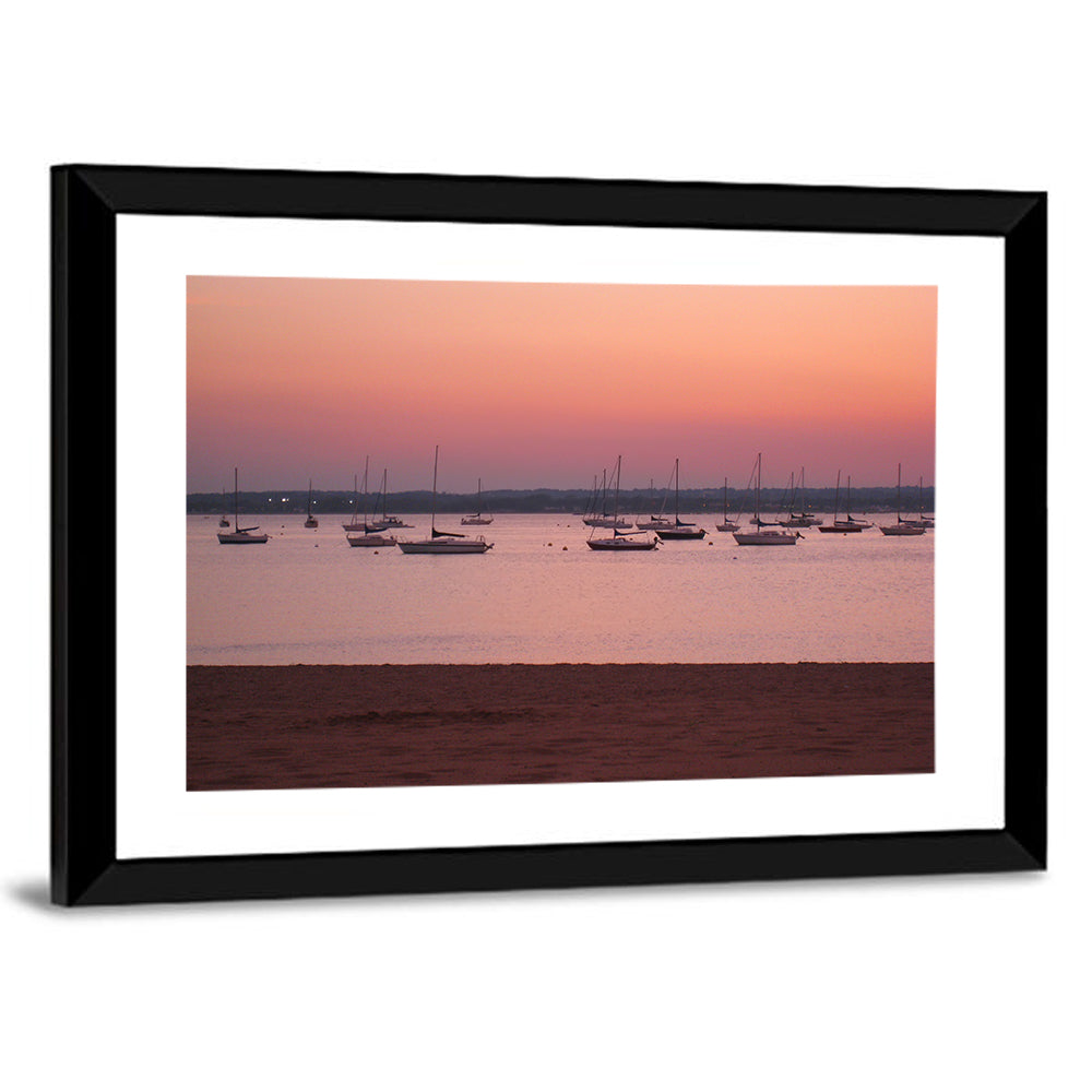 East Haven Beach Sunset Wall Art
