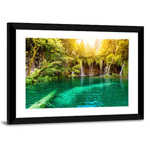 Plitvice Lake Waterfall Wall Art