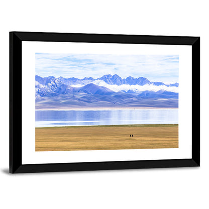 Song Kul Lake Silhouettes Wall Art
