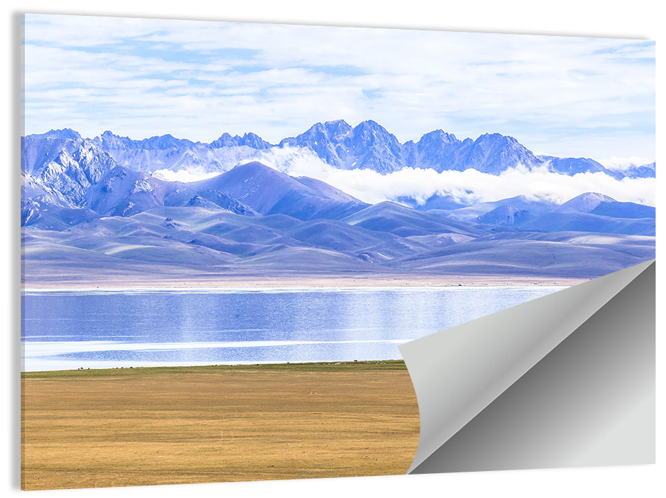 Song Kul Lake Silhouettes Wall Art