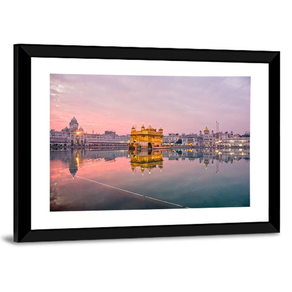 Golden Temple at Dusk, Amritsar Wall Art