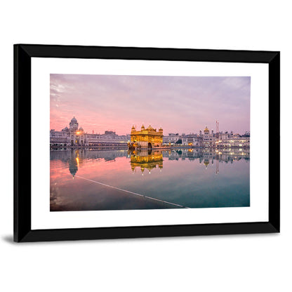 Golden Temple at Dusk, Amritsar Wall Art