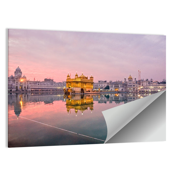 Golden Temple at Dusk, Amritsar Wall Art as a poster print