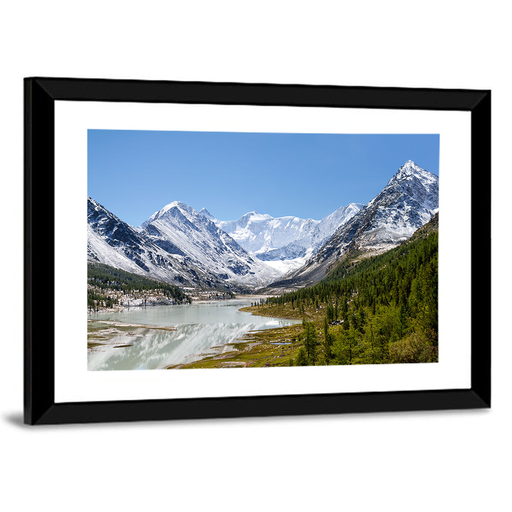 Akkem Lake Reflection Wall Art