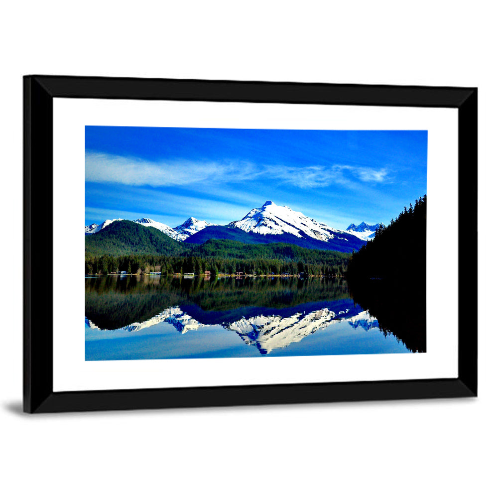 Juneau Mountains Reflection Wall Art