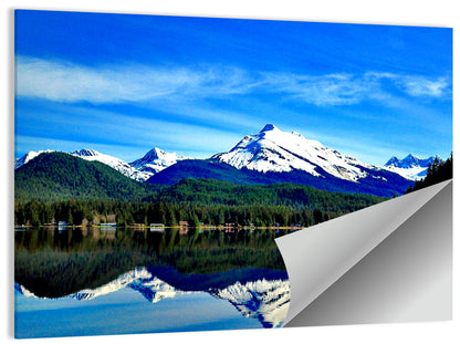 Juneau Mountains Reflection Wall Art