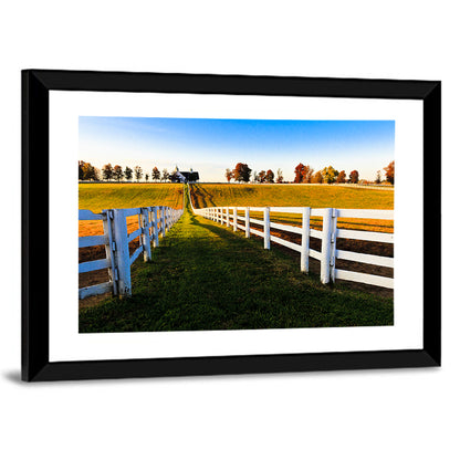 Kentucky Horses Farm Wall Art