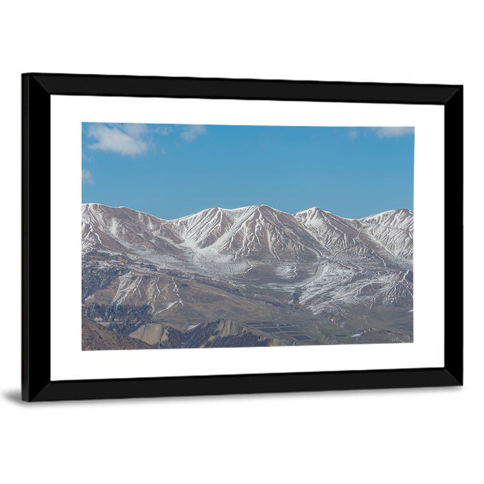 Qusar Mountains Wall Art as a framed print