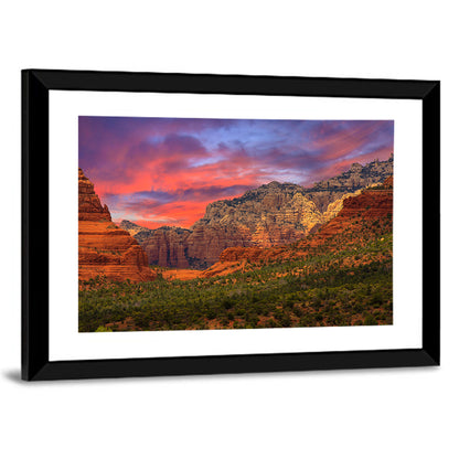 Sedona Red Rocks Sunrise Wall Art