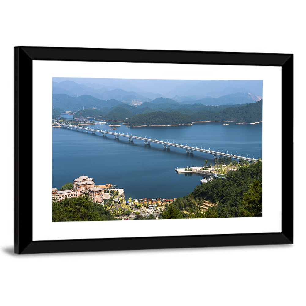 Qiandao Lake Bridge View Wall Art