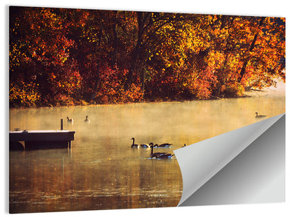 Governor Dodge Misty Lake Wall Art