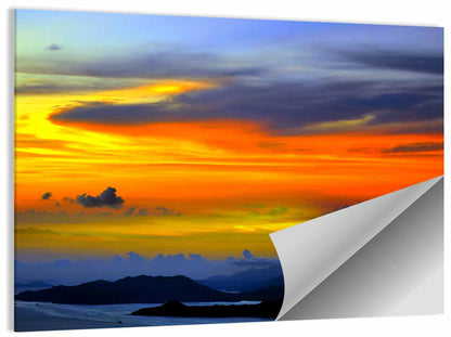 Tranquil Ocean Dusk Wall Art