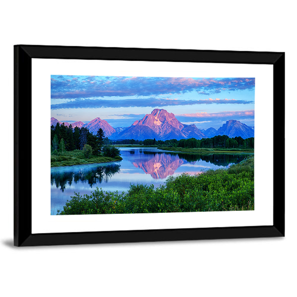 Oxbow Bend Dawn Reflection Wall Art