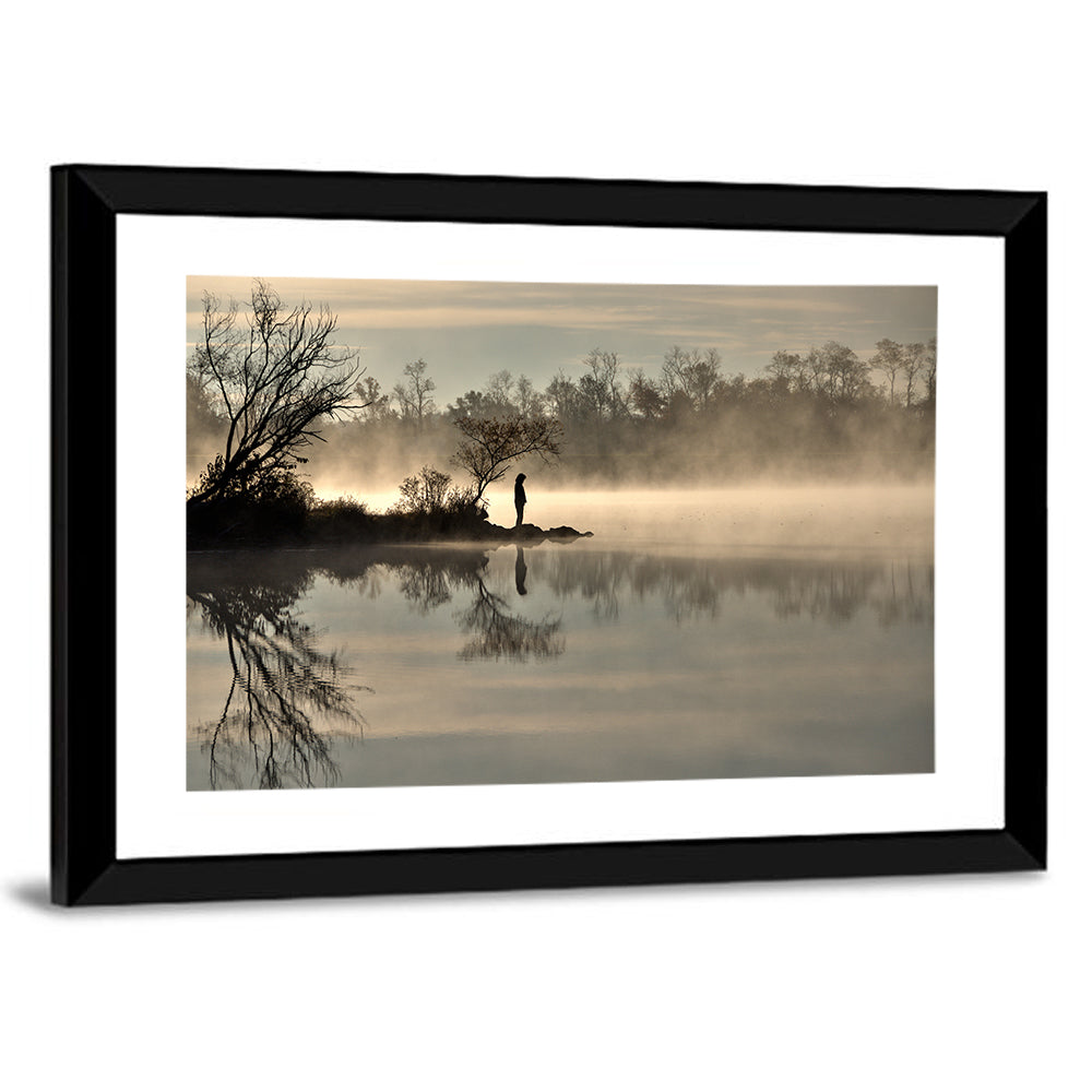 Centennial Lake Mist Wall Art