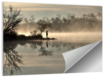 Centennial Lake Mist Wall Art