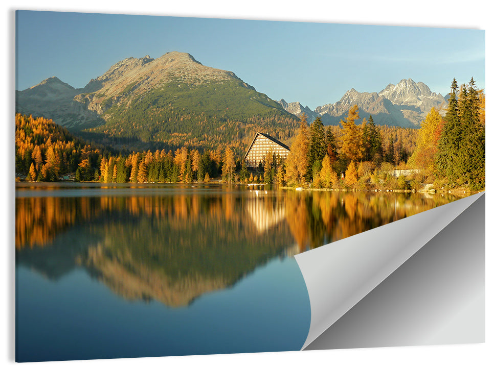 Štrbské Pleso Lake, High Tatras Wall Art