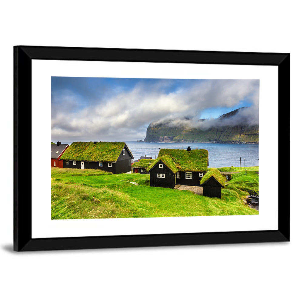 Saksun Village Landscape Wall Art