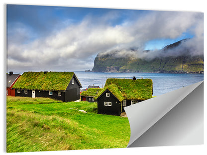 Saksun Village Landscape Wall Art