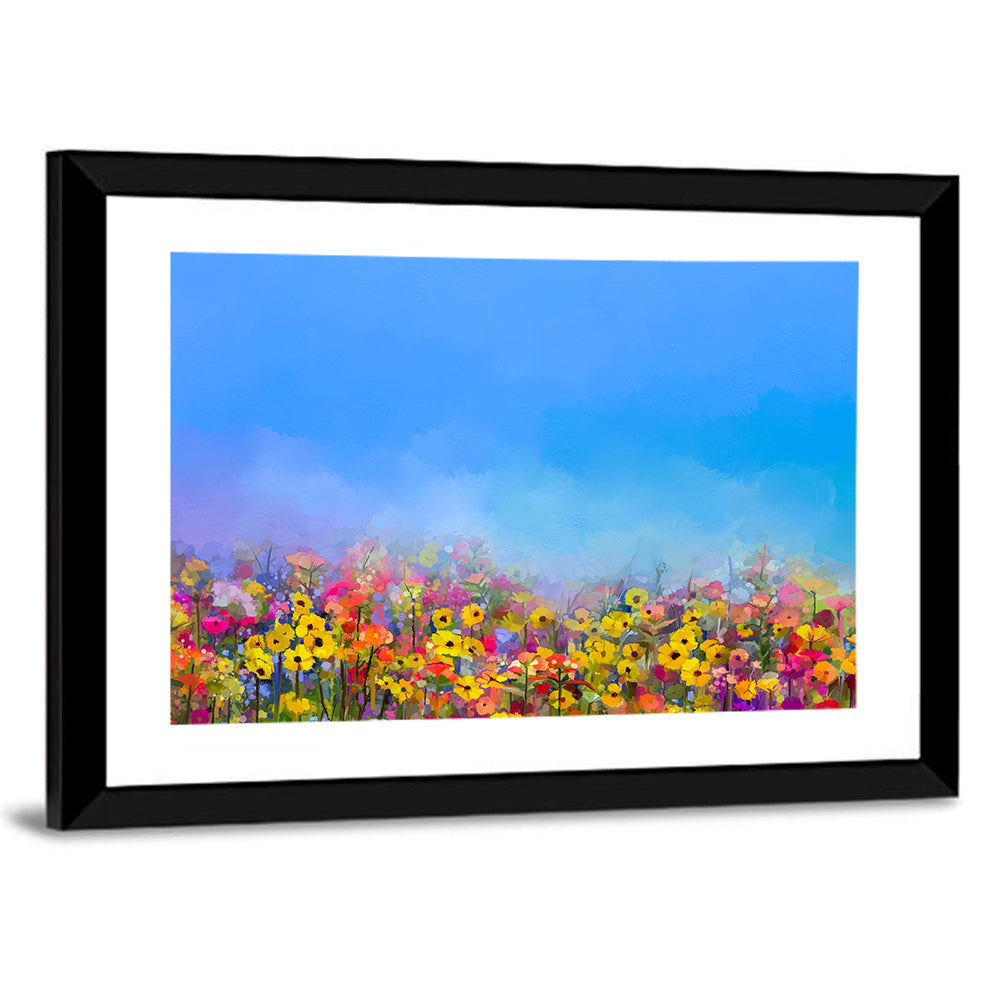 Daisy Flowers Wall Art