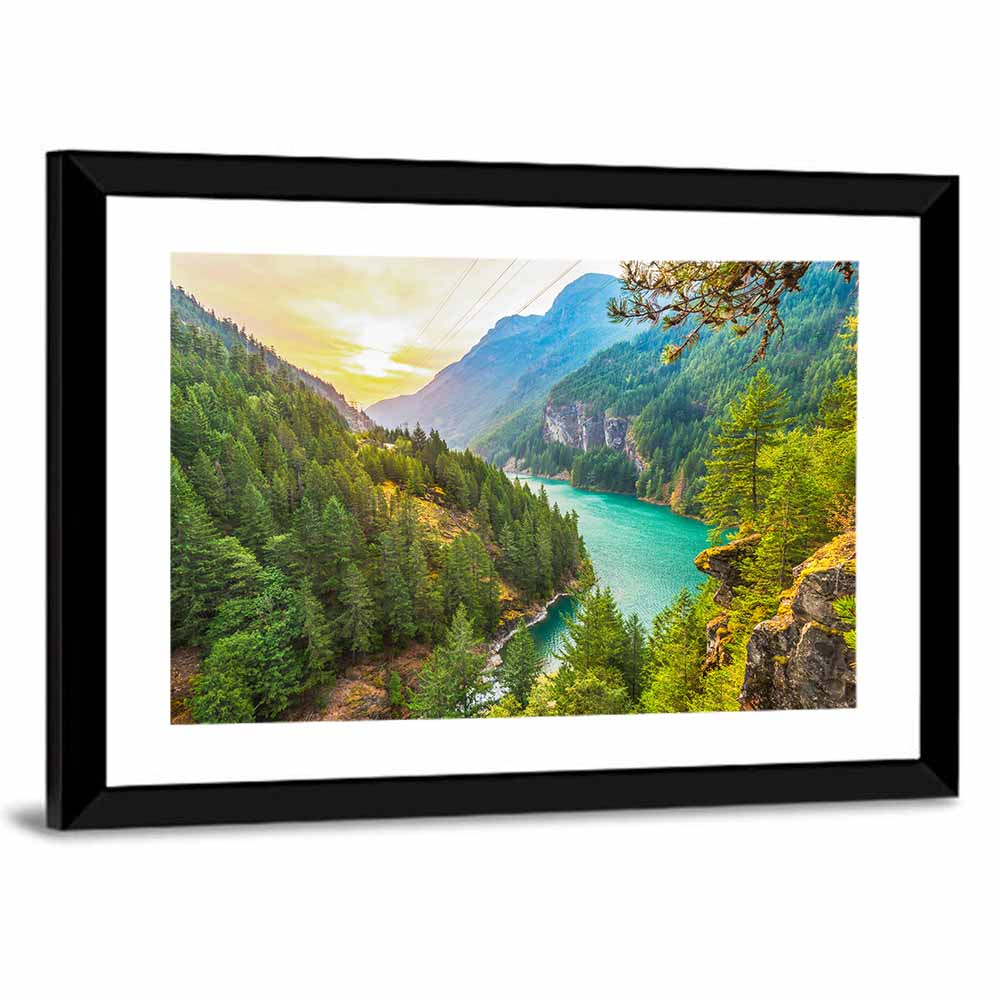 Diablo Lake Sunrise Wall Art