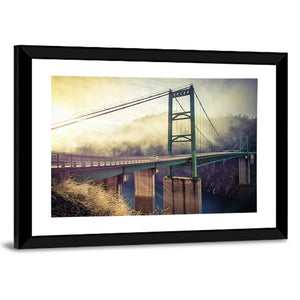 Bridge Over Lake Oroville Wall Art