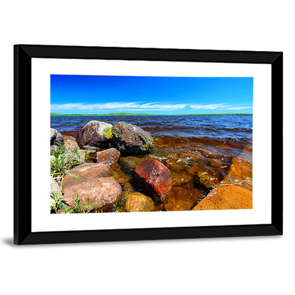 Lake Gogebic Rocky Shoreline Wall Art