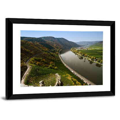 Mosel Valley at Bremm, Germany Wall Art