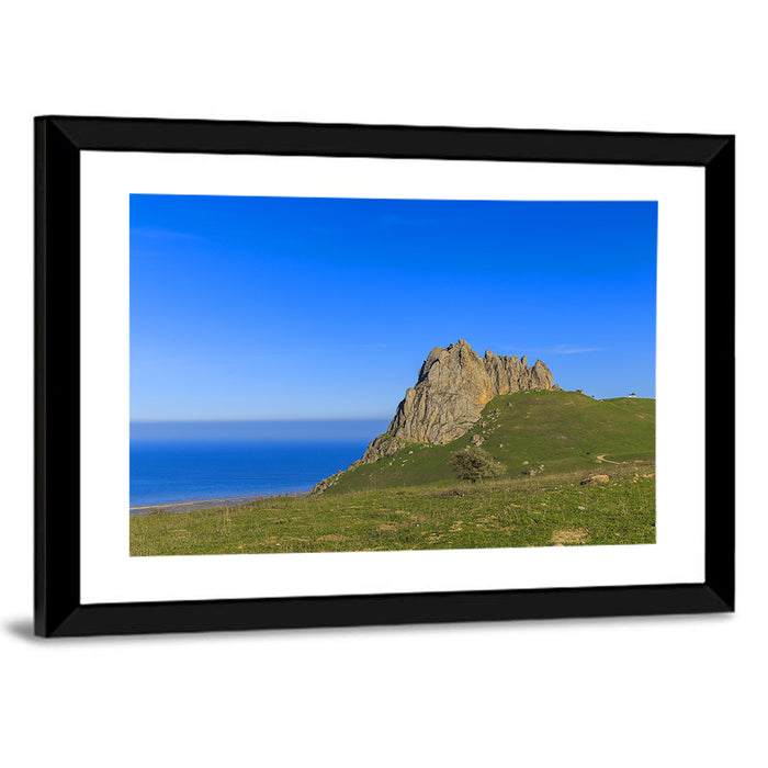 Beshbarmak Mountain Wall Art as a framed print