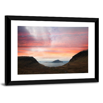 Klakkur Dusk Over Kalsoy Wall Art