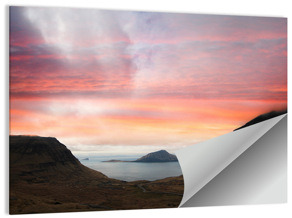 Klakkur Dusk Over Kalsoy Wall Art