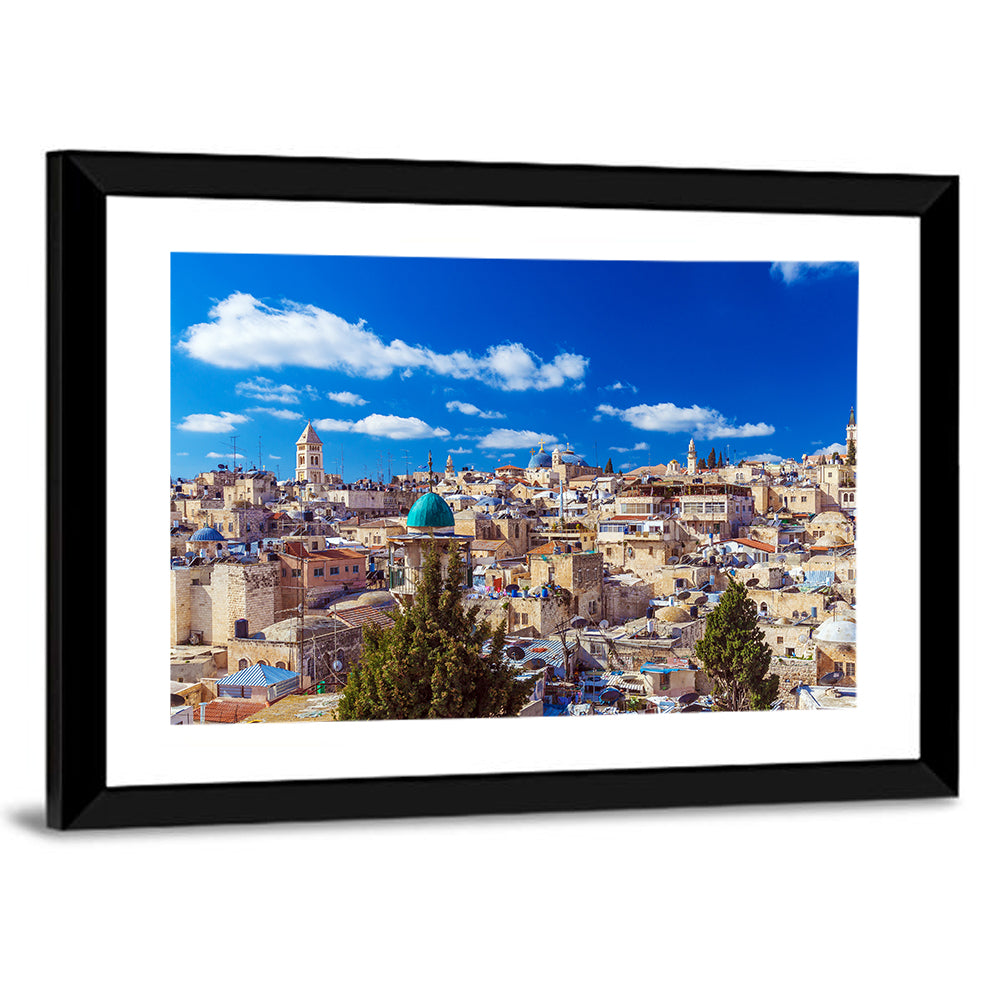 Jerusalem Old City Rooftops Wall Art