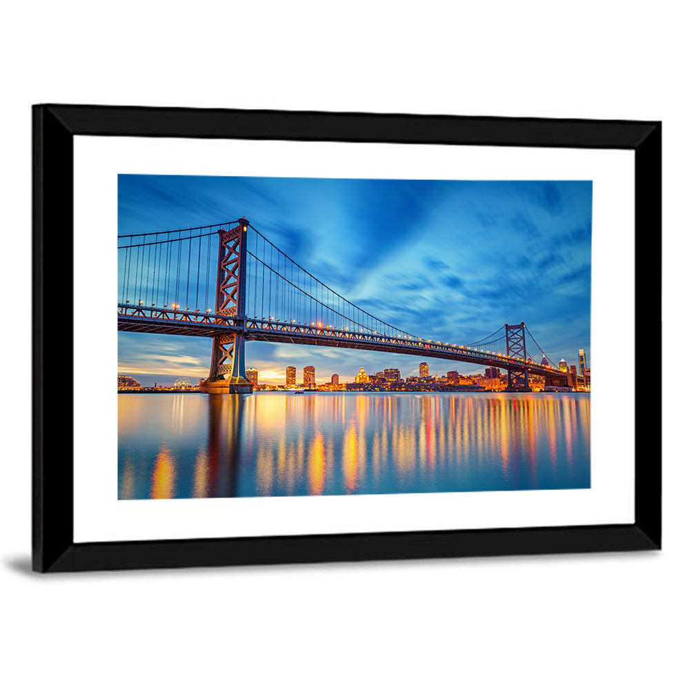 Ben Franklin Bridge Wall Art