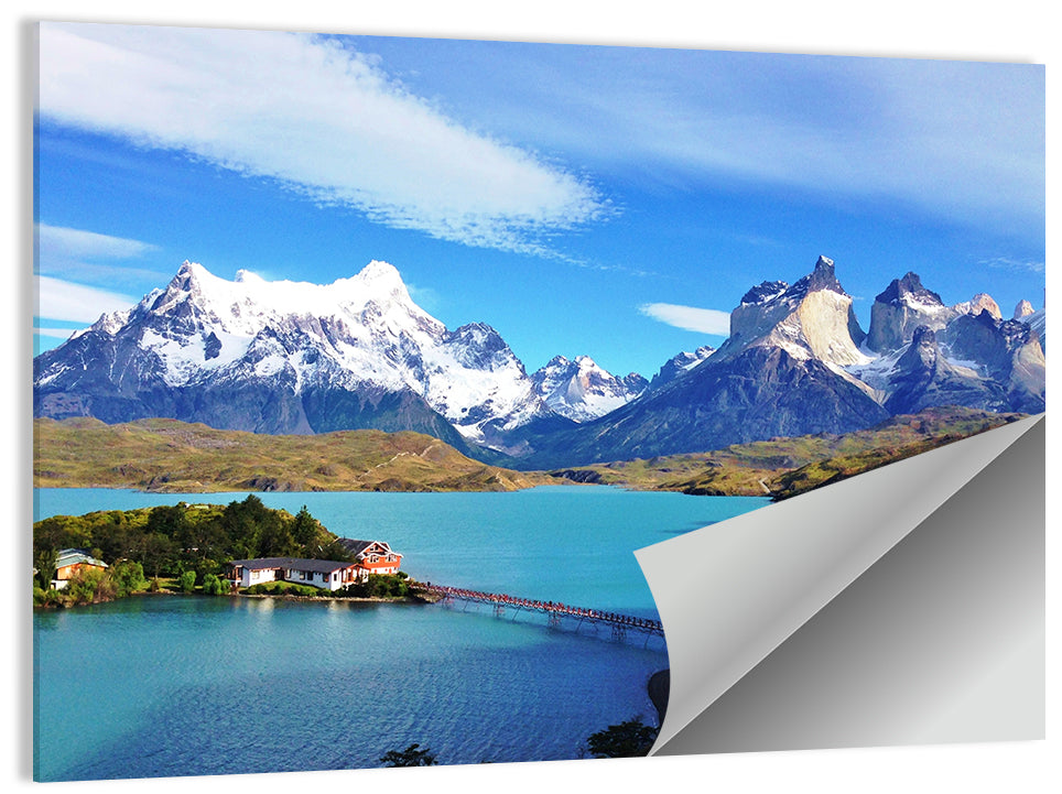 Pehoé Lake, Torres Del Paine Wall Art