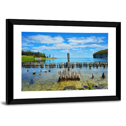 Big Bay De Noc Garden View Wall Art