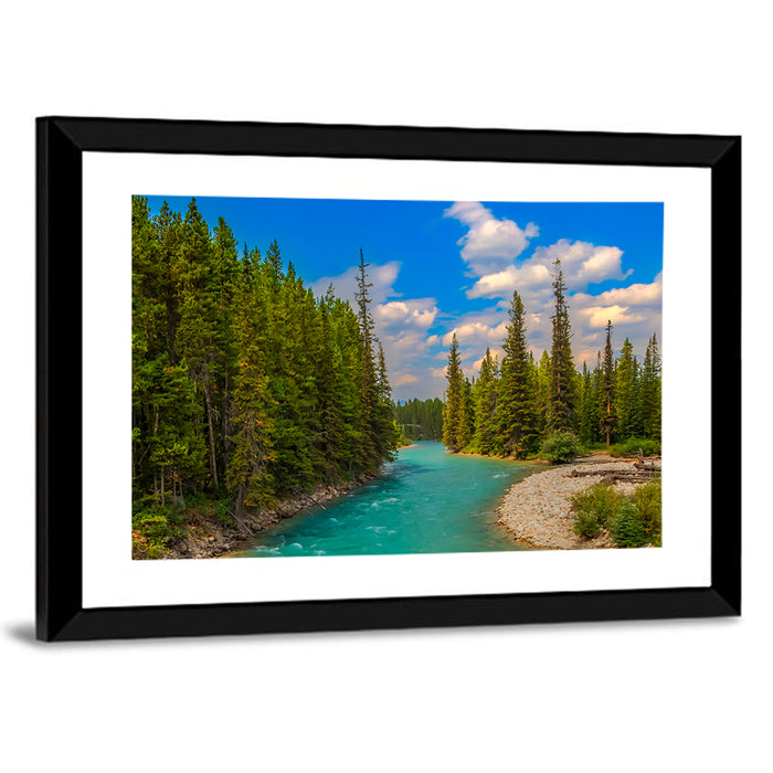 Pipestone River Wall Art as a framed print