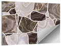 Banded Stone Mosaic Wall Art