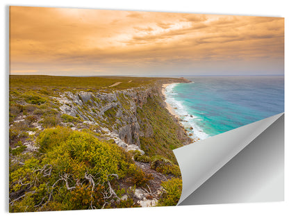 Kangaroo Island Turquoise Cliff Coast Wall Art