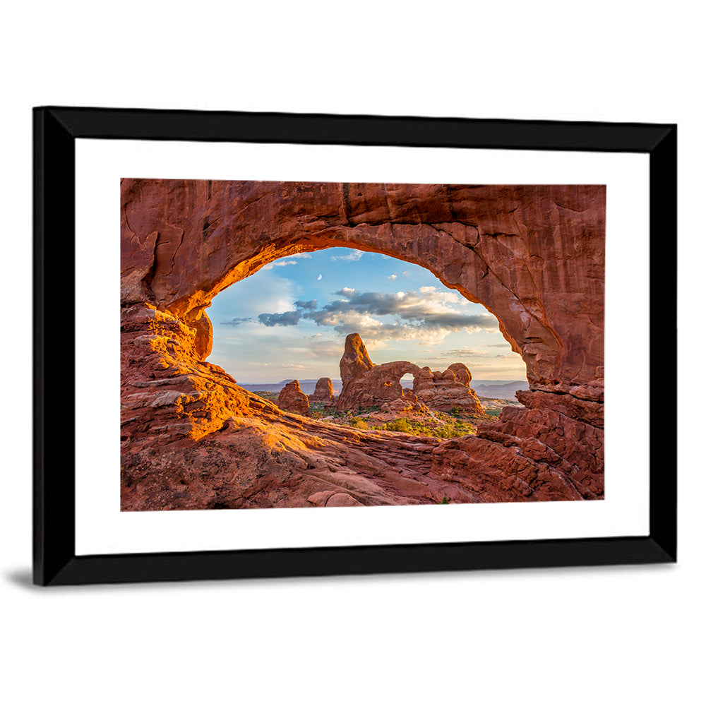Turret Arch Through North Window Wall Art