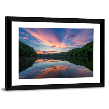 Appalachian Lake Sunset Wall Art