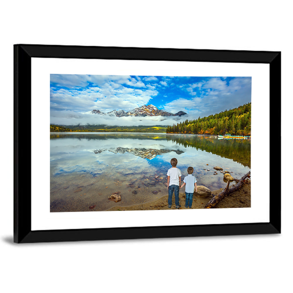 Pyramid Lake Reflection Wall Art