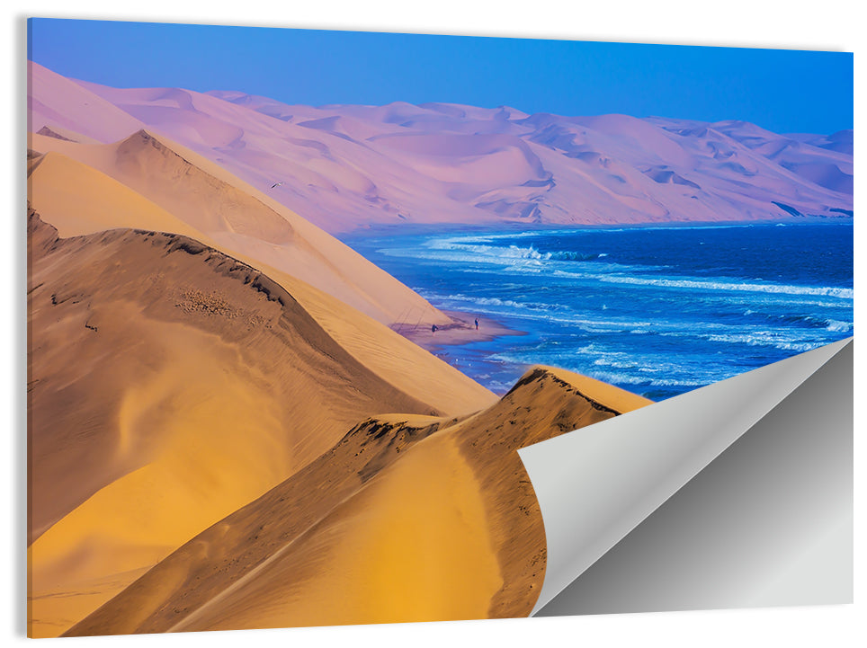 Sandwich Harbour Dunes Meet the Atlantic Wall Art
