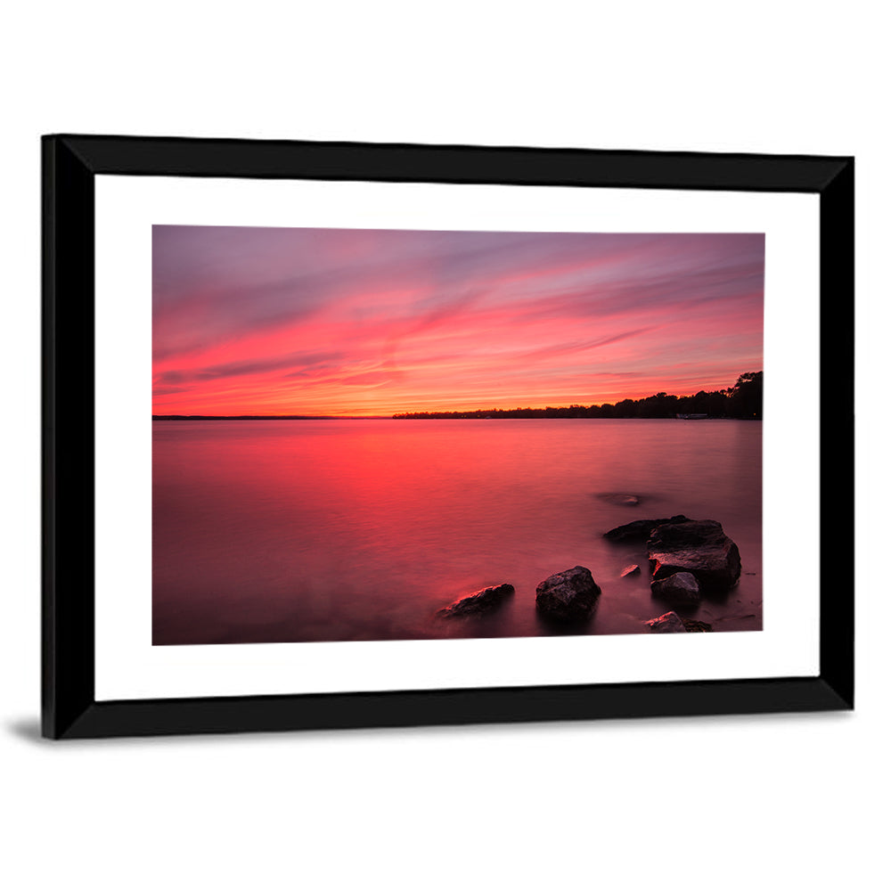 Lake Simcoe Sunset Wall Art